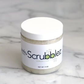 Lemon Lime Scrubblez Sugar Scrub with Alegna Soap and Shea Butter