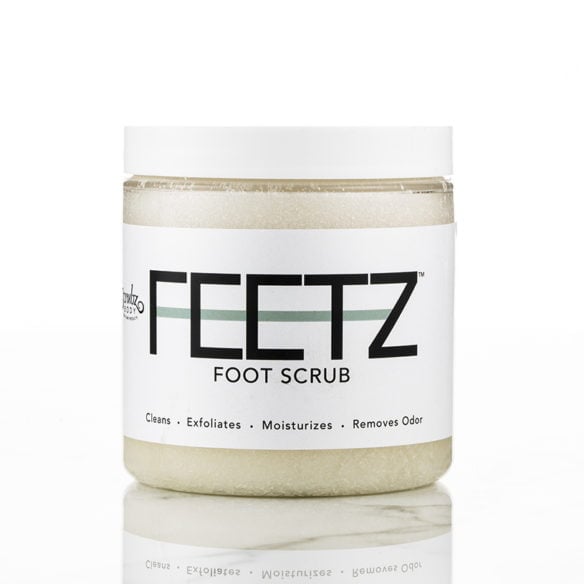 Feetz Foot Scrub with shea butter mint raspberry lemon