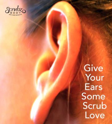 ScrubzBody Sugar Scrub for the tips of your ears