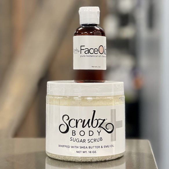 Face Oilz and Scrubz+