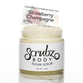 January 2023 Limited Edition ScrubzBody Sugar Scrub Strawberry Champagne