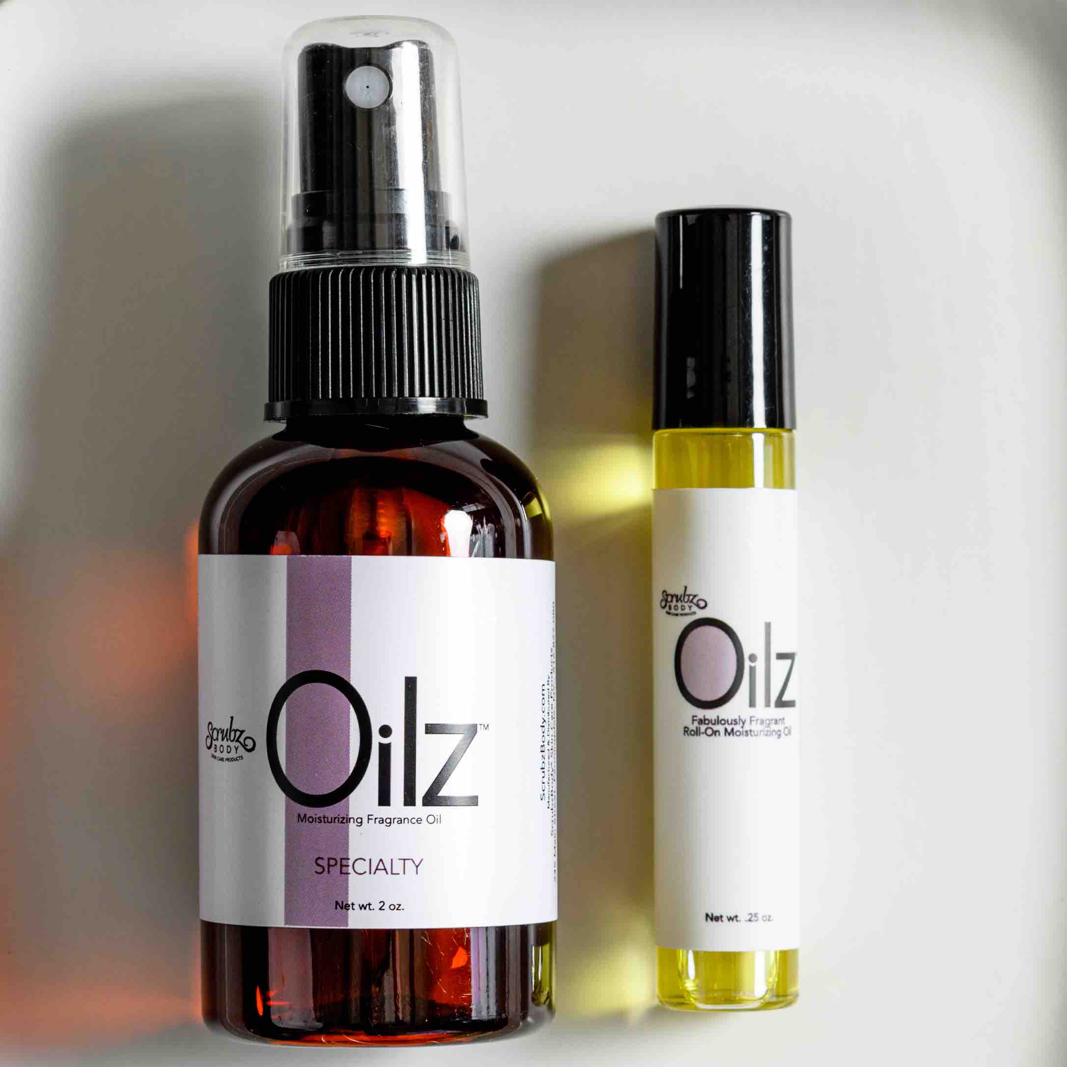 Oilz Roll-on and Spray Bottle