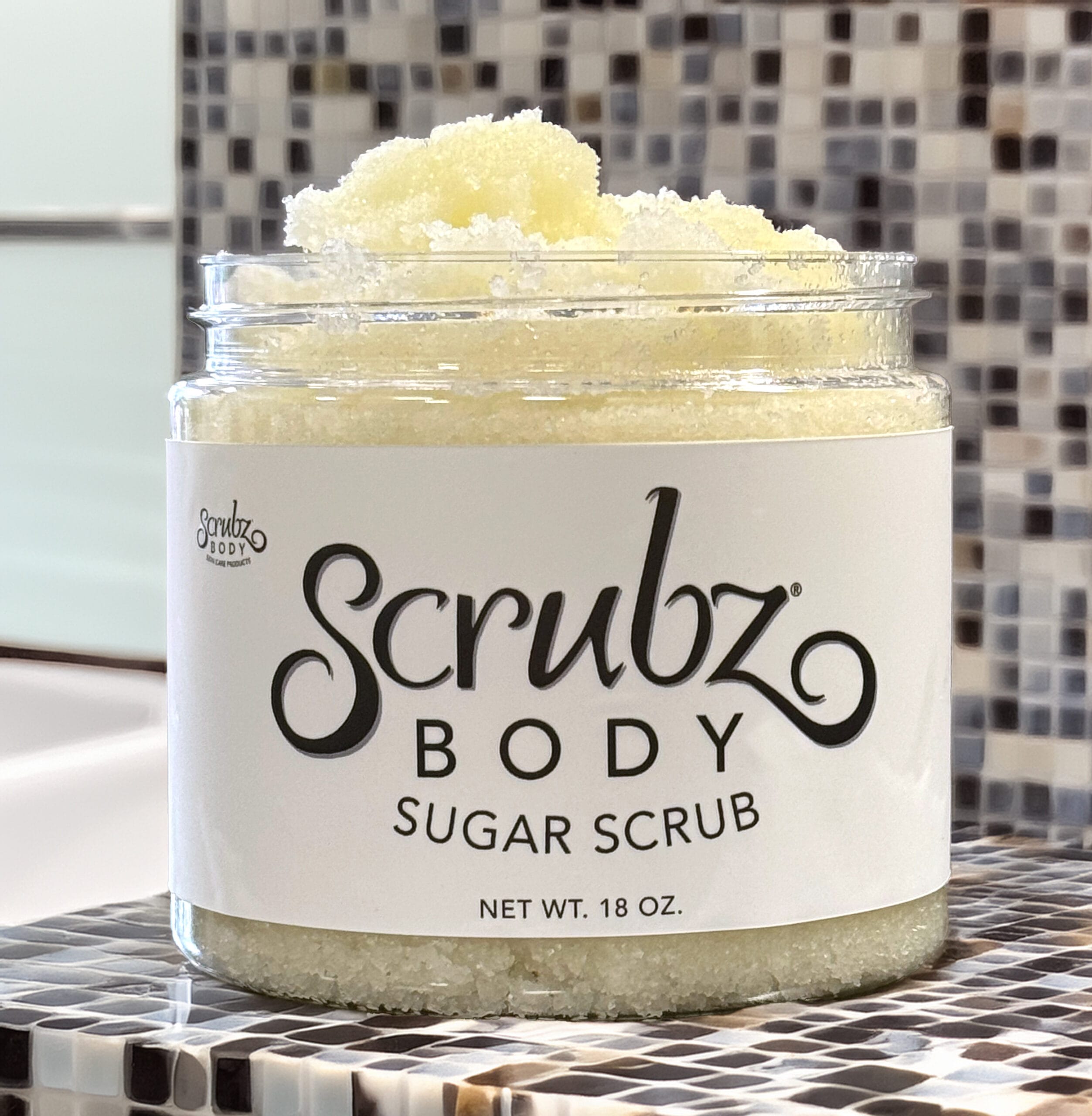 Classic ScrubzBody jar with tile