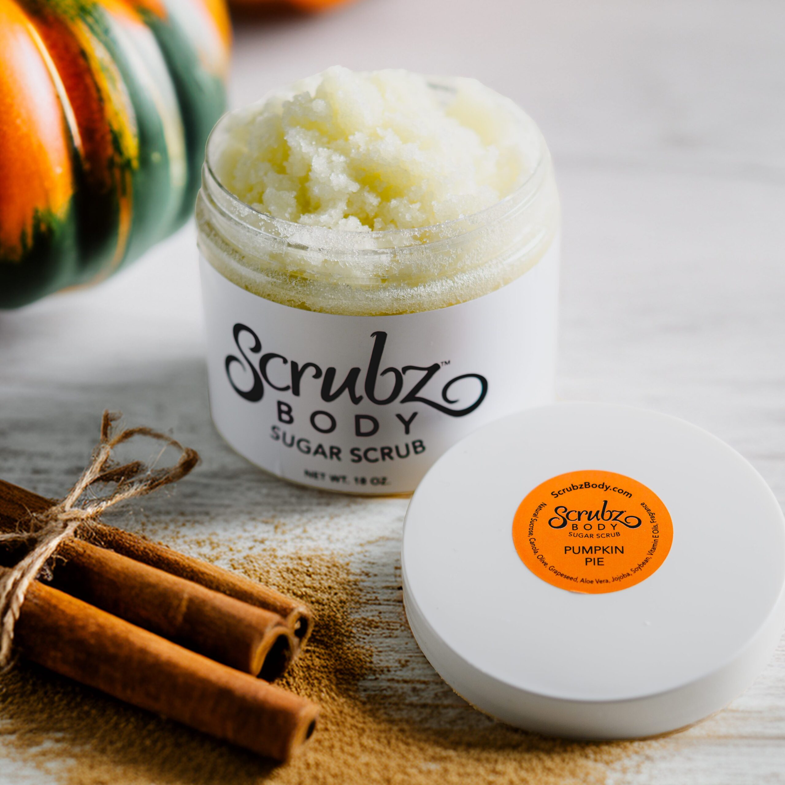 ScrubzBody Scrub Pumpkin Pie with pumpkin and cinnamon
