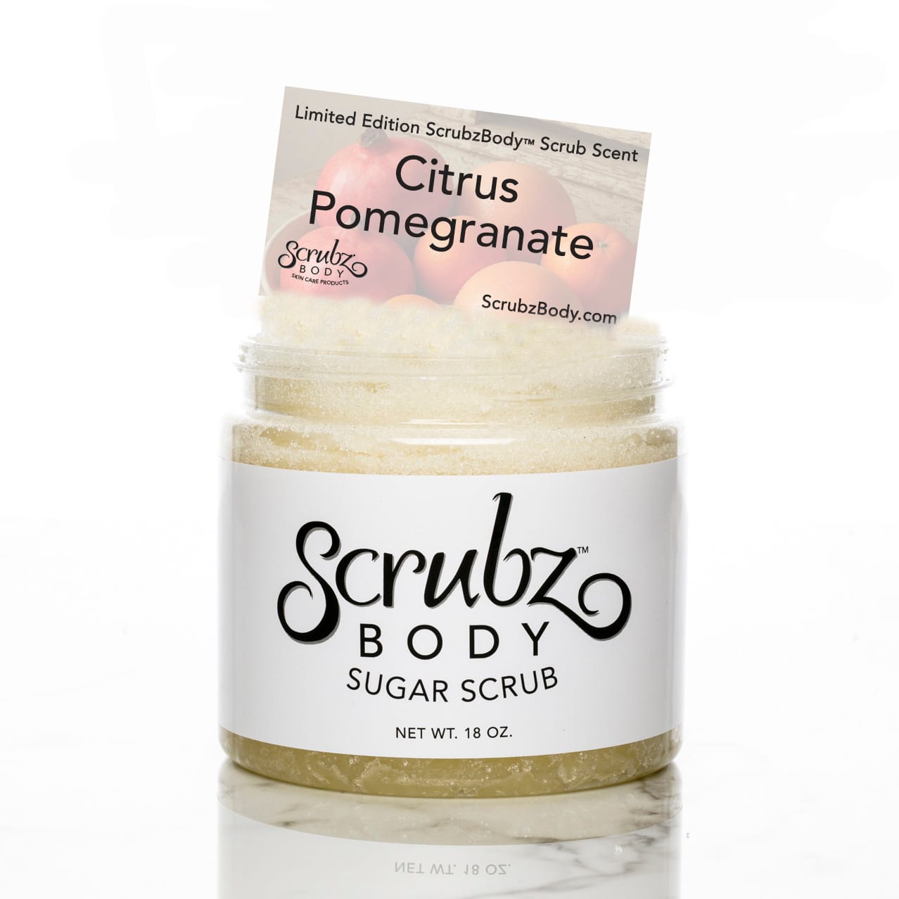 June - Limited Edition ScrubzBody Sugar Scrub Citrus Pomegranate