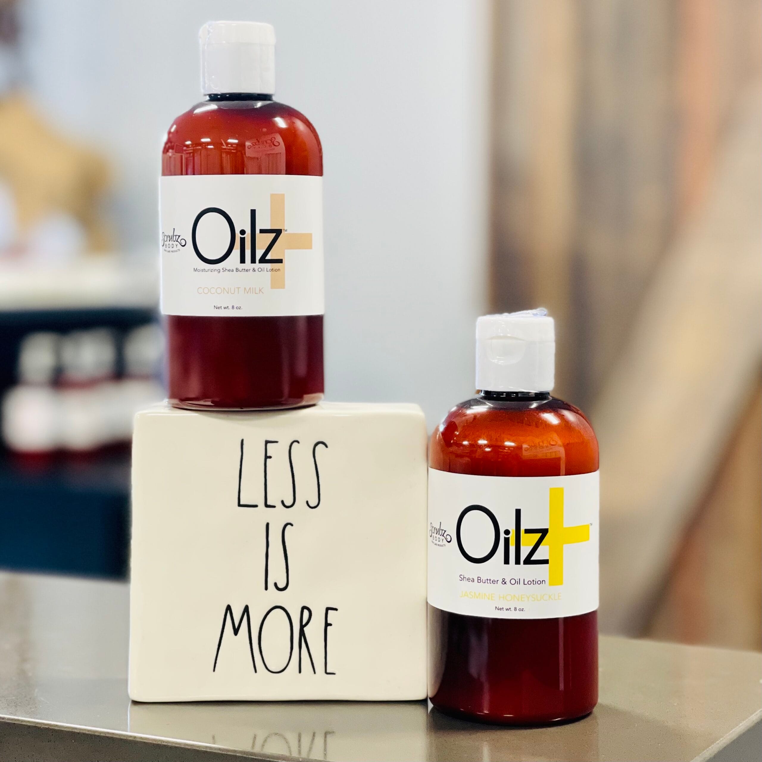 Oilz+ Shea Butter Lotion with Less is More